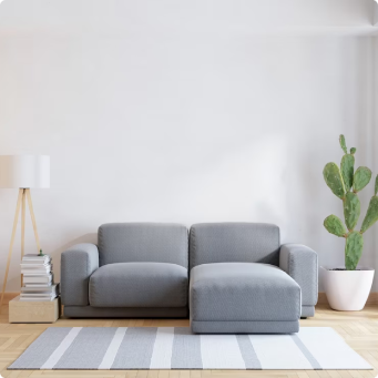 Mid-century Gray sofa
